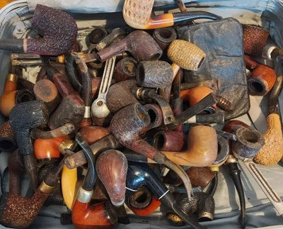 Unrestored estate pipes