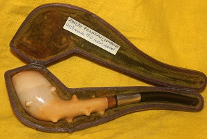 Adolph Frankau (London) Meerschaum pipe dated 1910